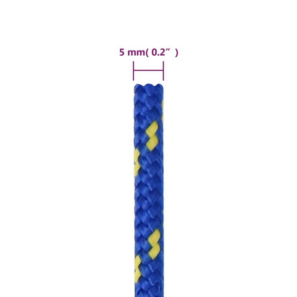 Corde De Bateau Polypropylène Bleu