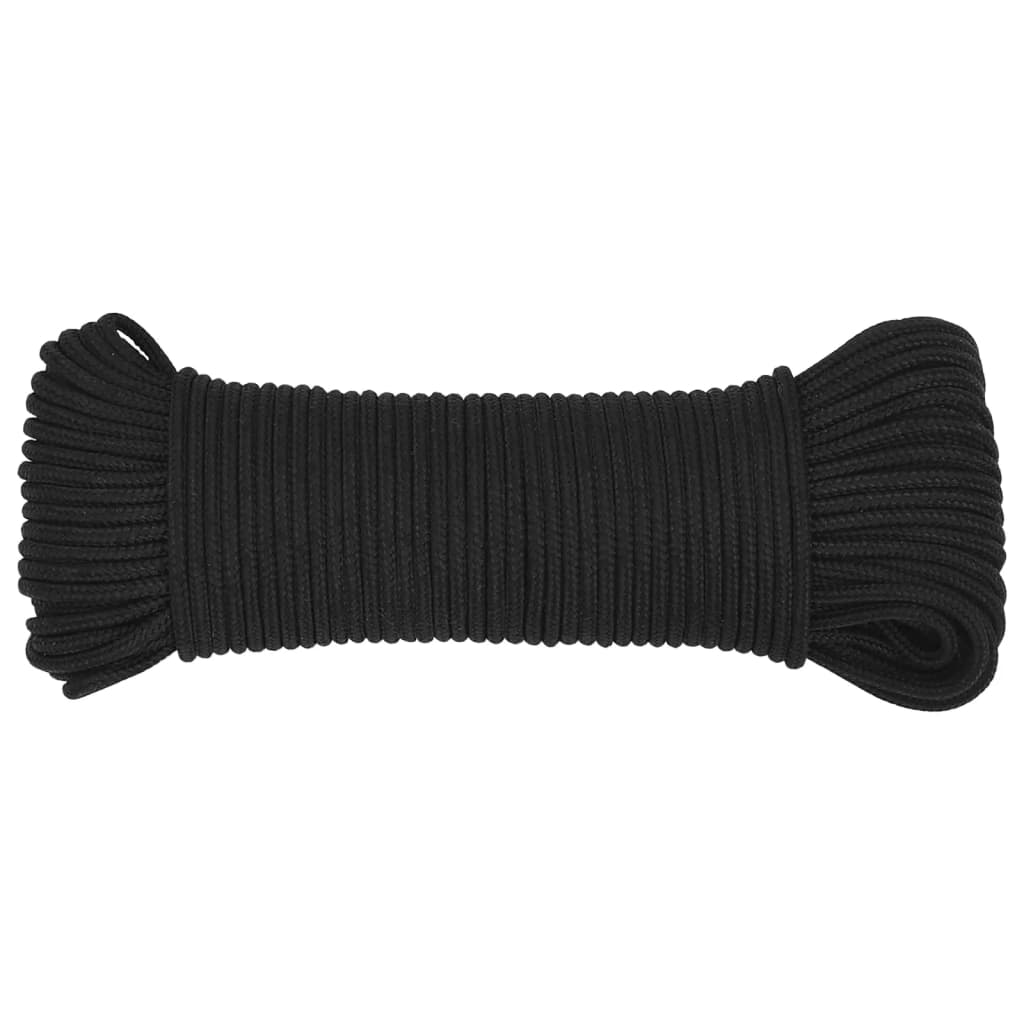 Corde De Bateau Complet Polypropylène Noir