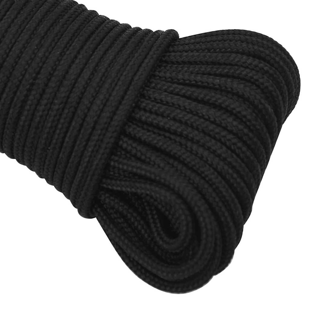 Corde De Bateau Complet Polypropylène Noir