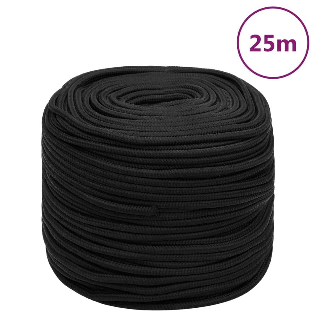 Corde De Bateau Complet Polypropylène Noir