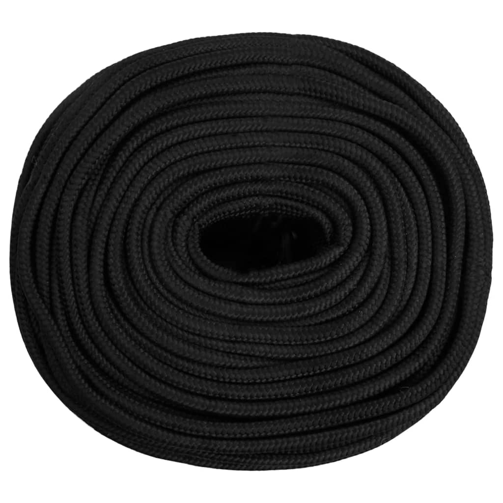 Corde De Bateau Complet Polypropylène Noir