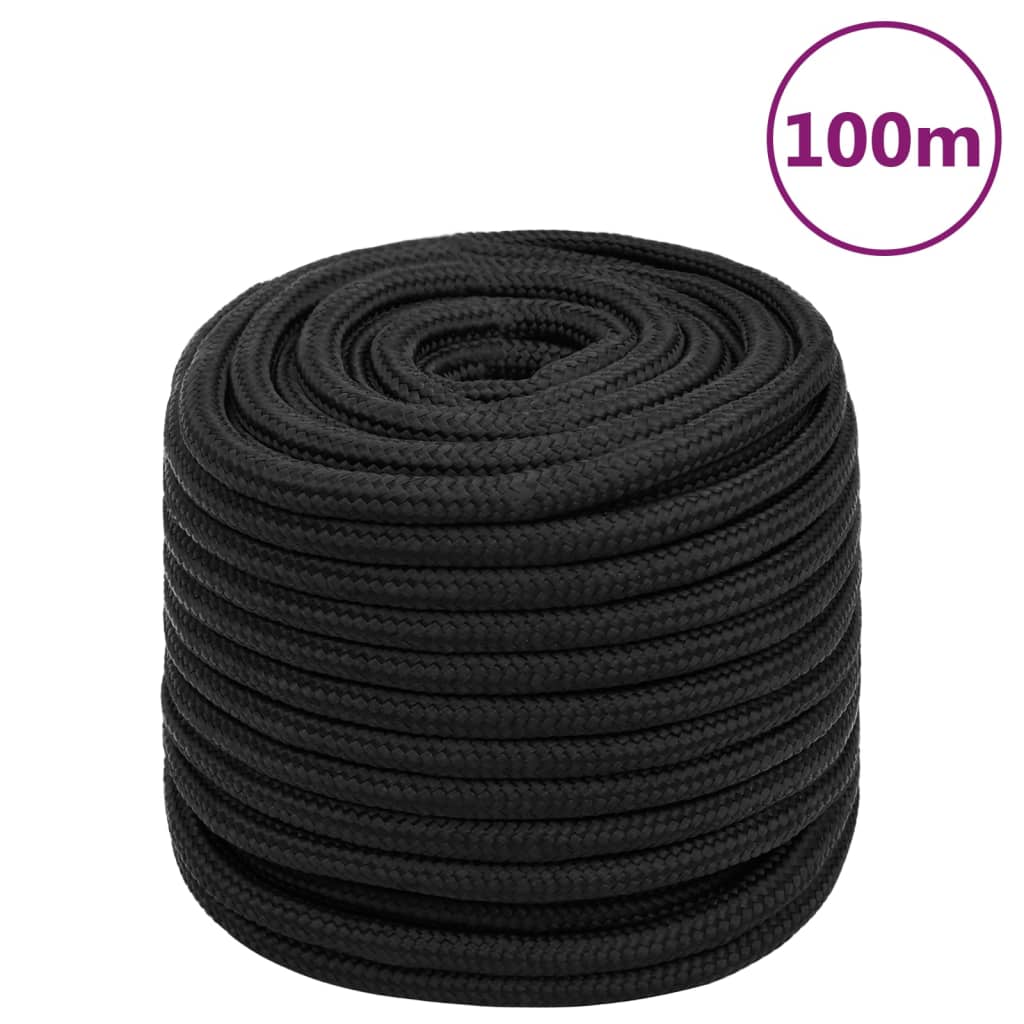 Corde De Bateau Complet Polypropylène Noir