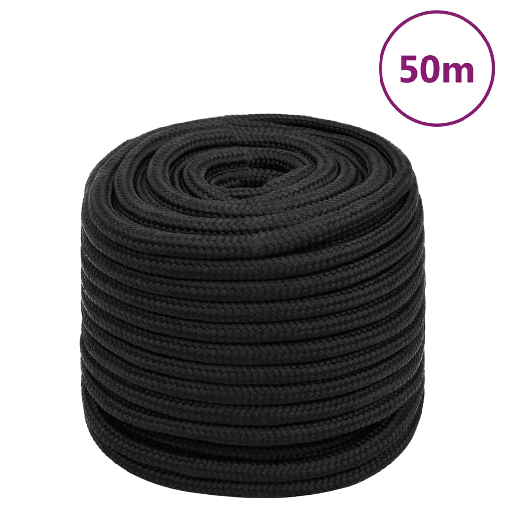 Corde De Bateau Complet Polypropylène Noir