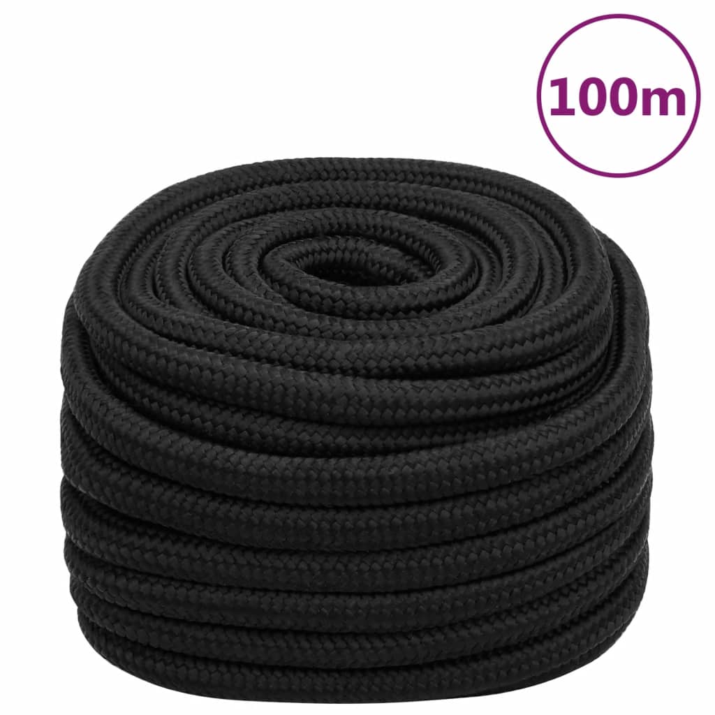 Corde De Bateau Complet Polypropylène Noir