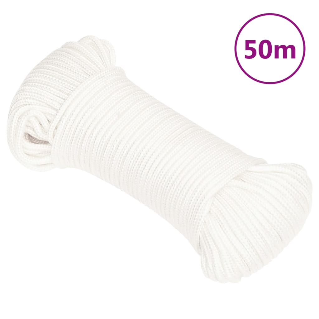 Corde De Bateau Complet Polypropylène Blanc