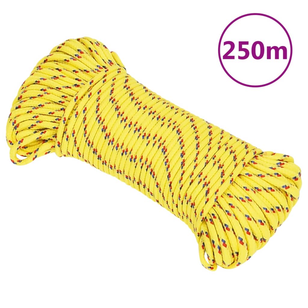 Corde De Bateau Polypropylène Jaune
