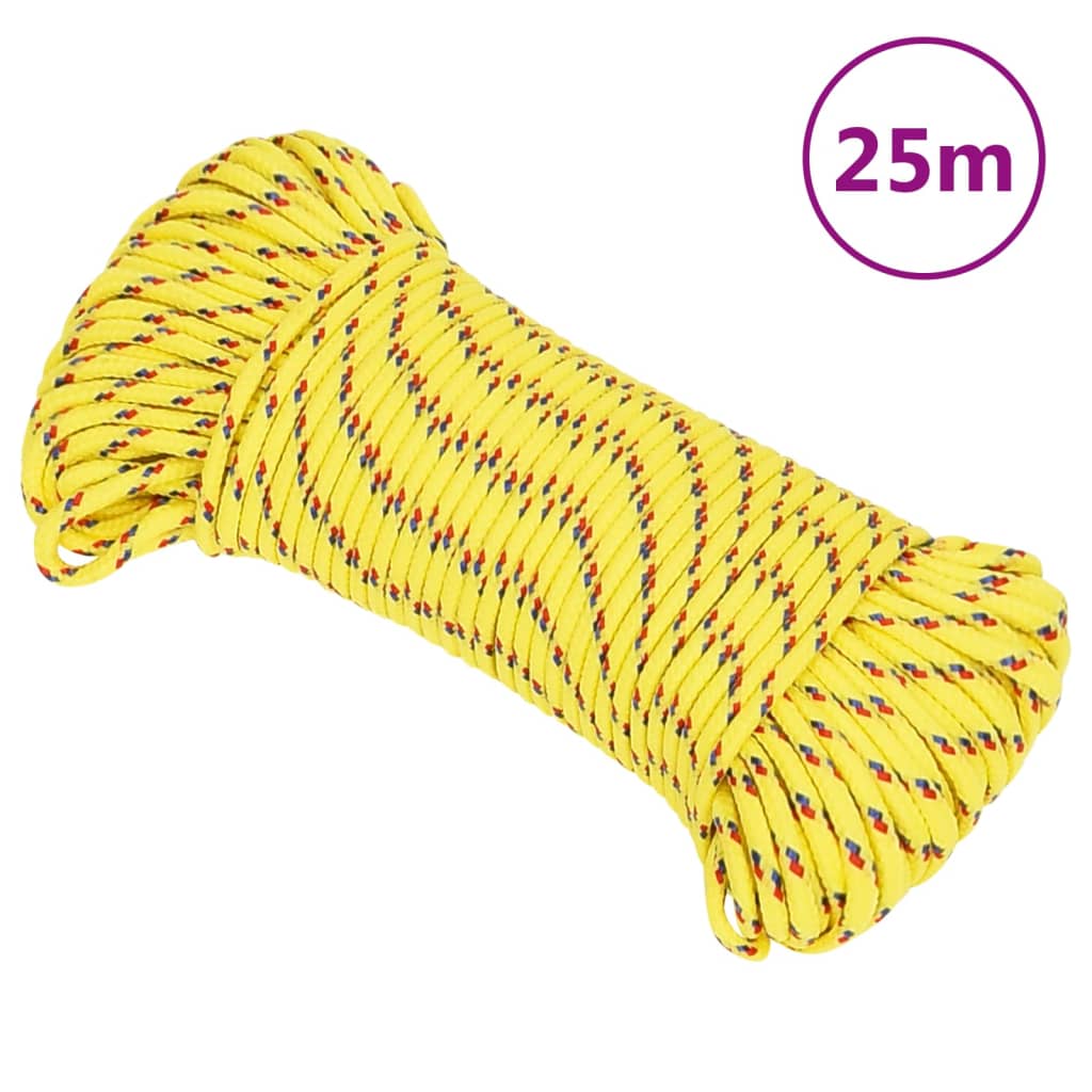 Corde De Bateau Polypropylène Jaune