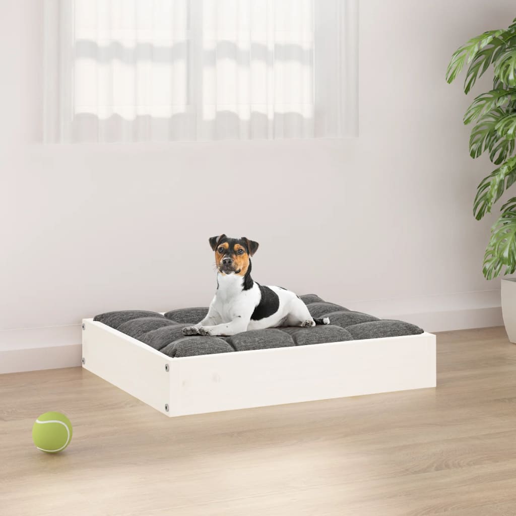 Lit Pour Chien 61,5X49X9 Cm Bois De Pin Solide