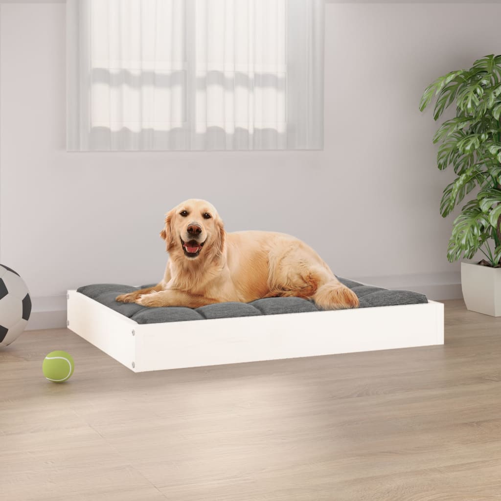 Lit Pour Chien 61,5X49X9 Cm Bois De Pin Solide