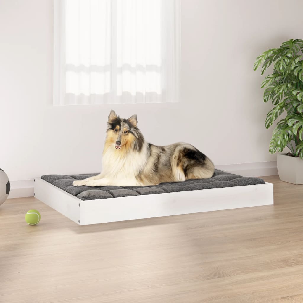 Lit Pour Chien 61,5X49X9 Cm Bois De Pin Solide