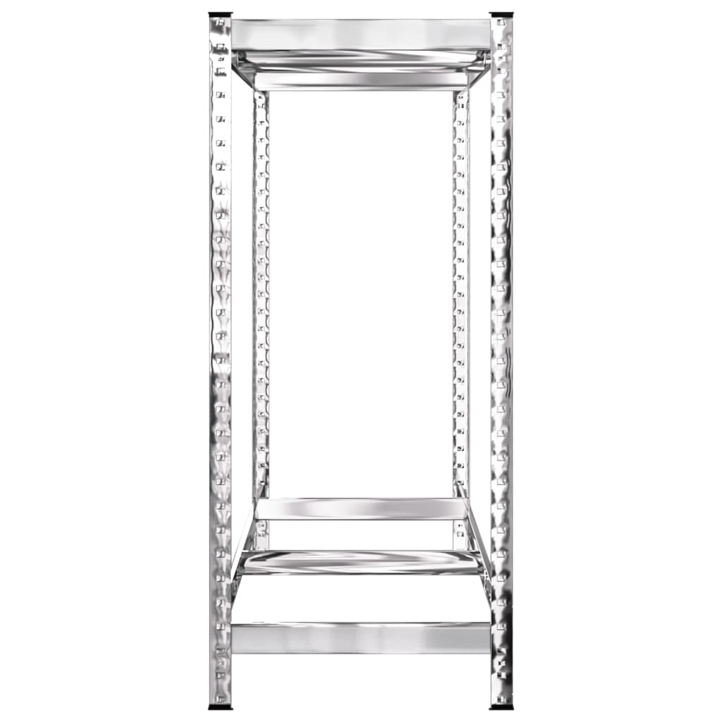 Porte-Pneus À 2 Niveaux É Acier Argent