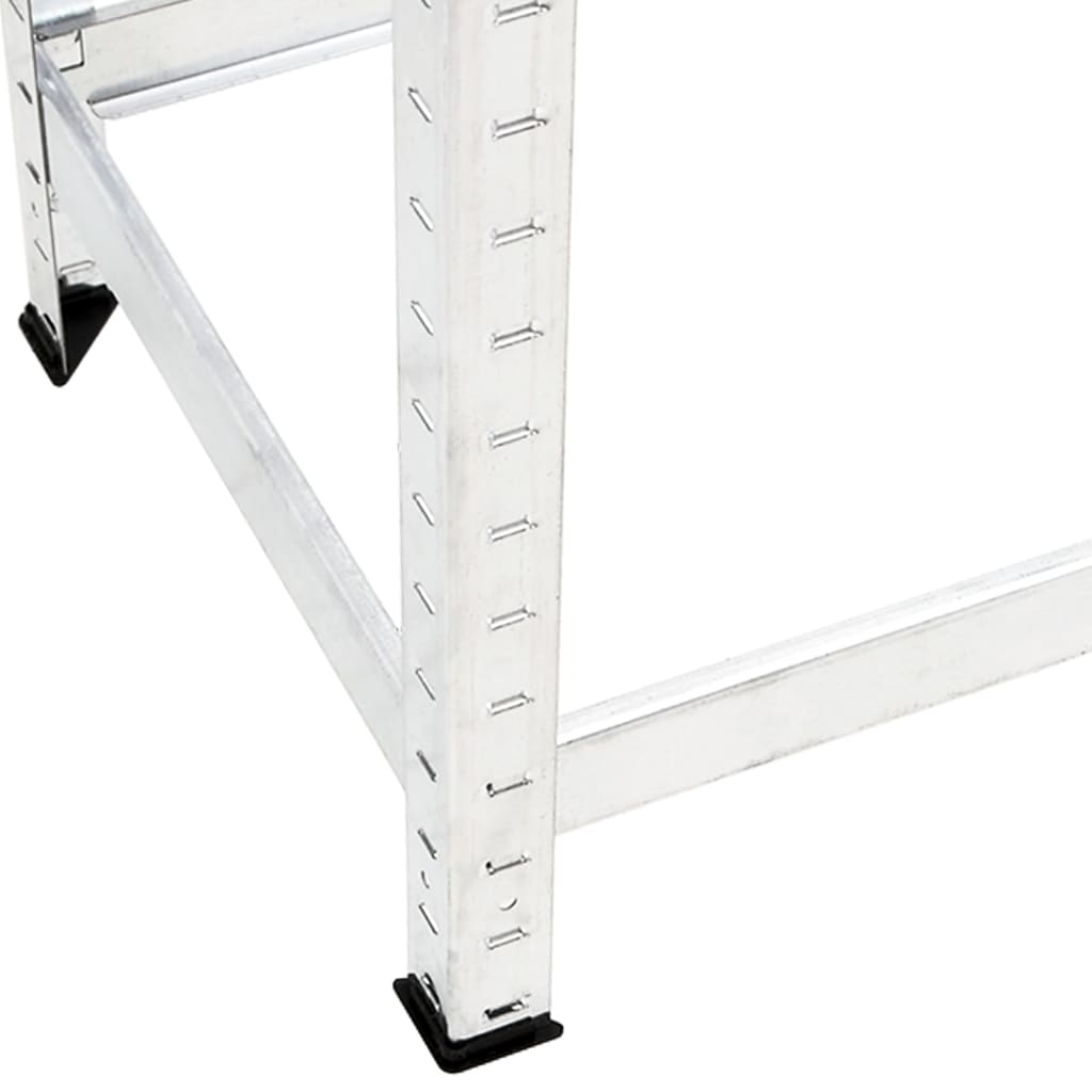 Porte-Pneus À 2 Niveaux É Acier Argent