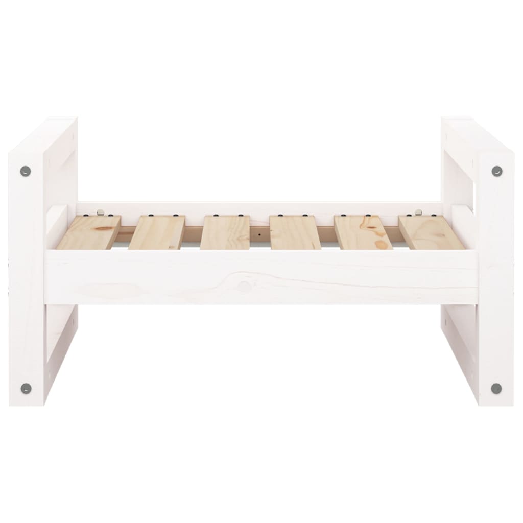 Lit Pour Chien 55,5X45,5X28 Cm Bois De Pin Solide