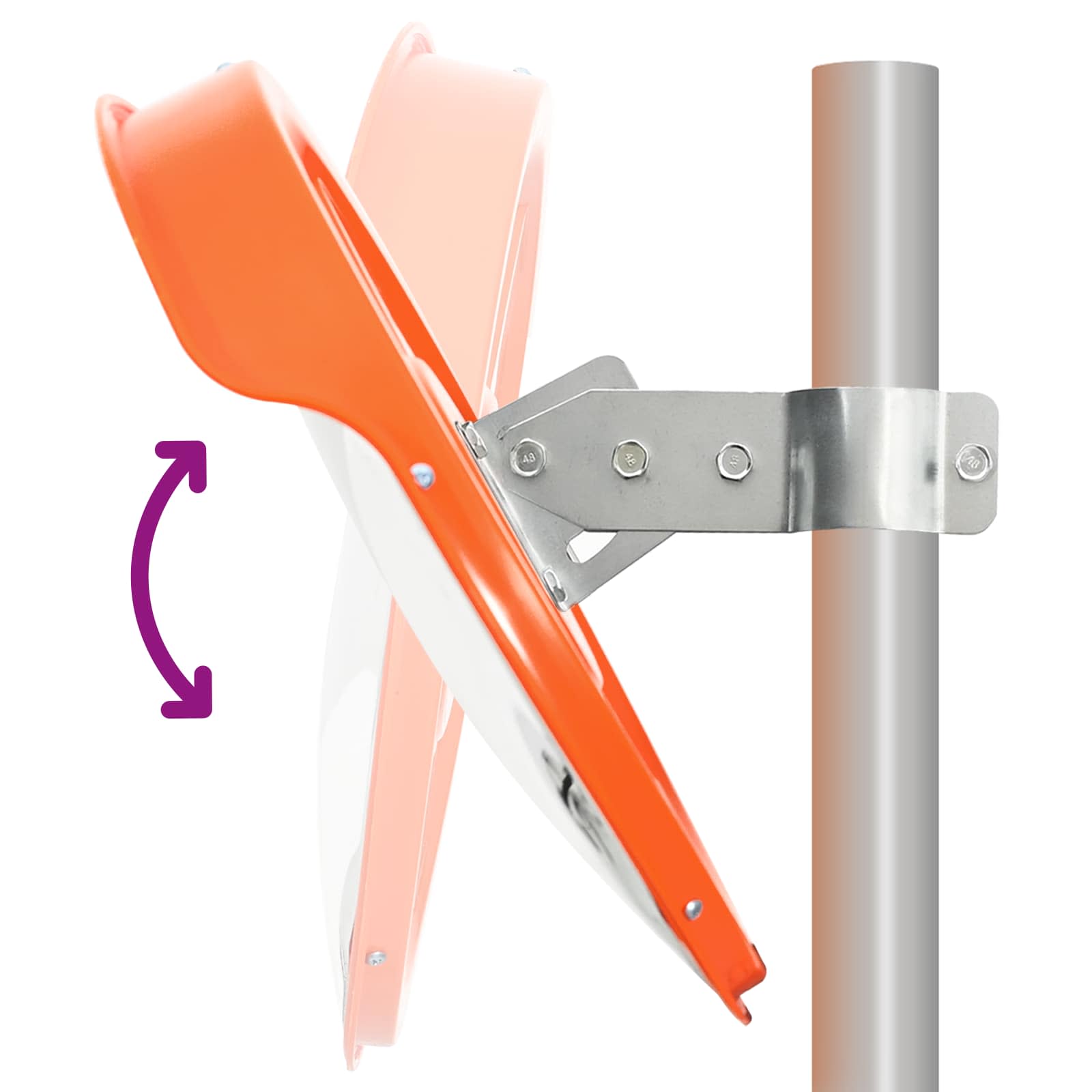 Miroir De Circulation Convexe Extérieur Polycarbonate