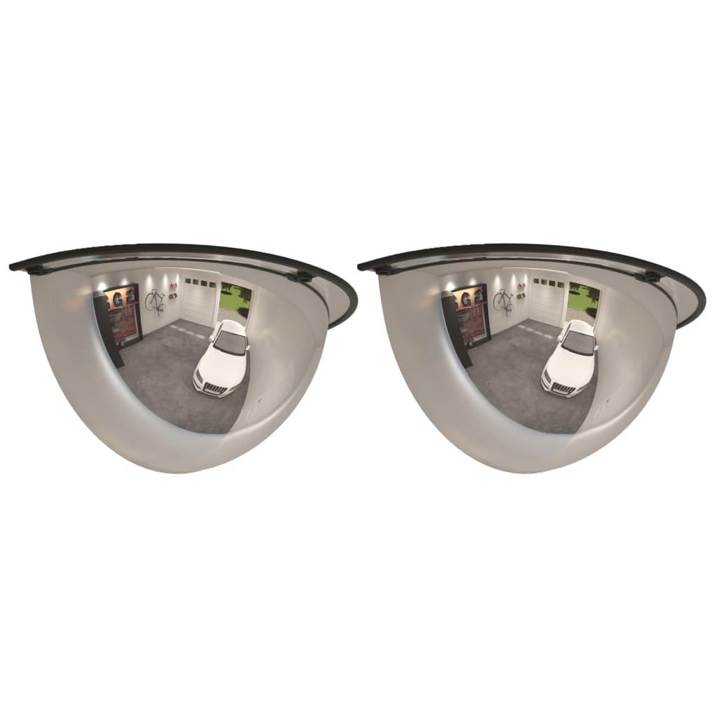 Miroirs De Circulation En -Dôme 2 Pcs Ø40 Cm Acrylique