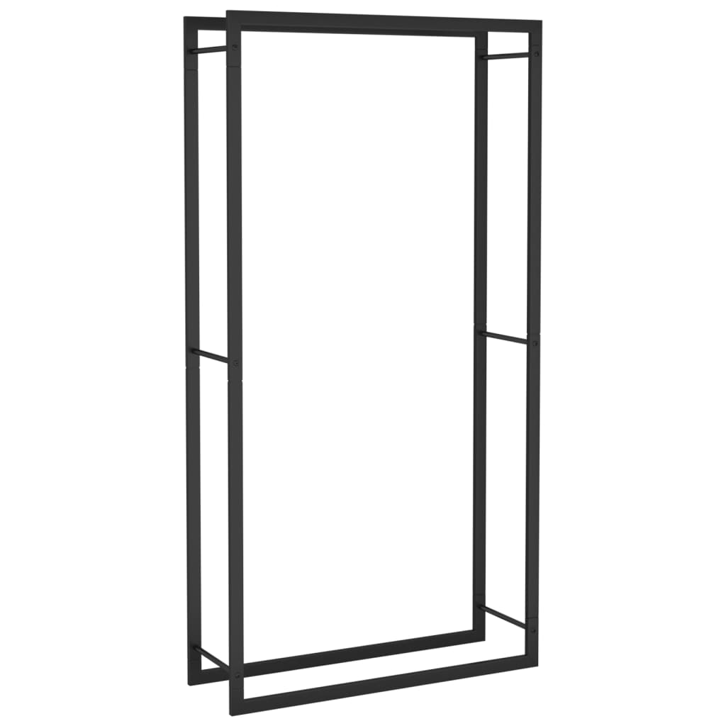 Étagère À Bois De Chauffage Mat Acier