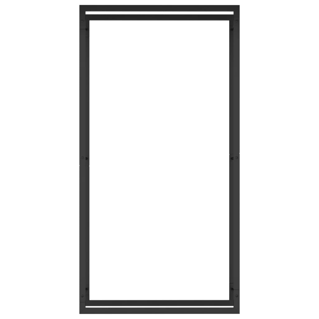 Étagère À Bois De Chauffage Mat Acier