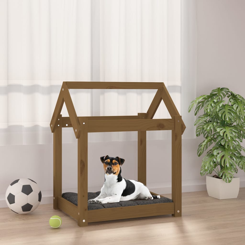 Lit Pour Chien Bois De Pin Solide