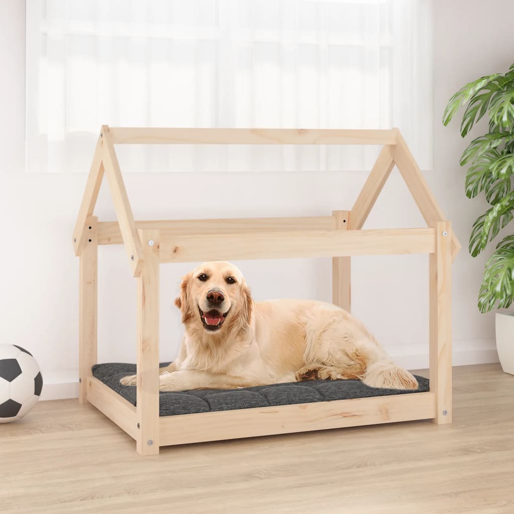 Lit Pour Chien Bois De Pin Solide