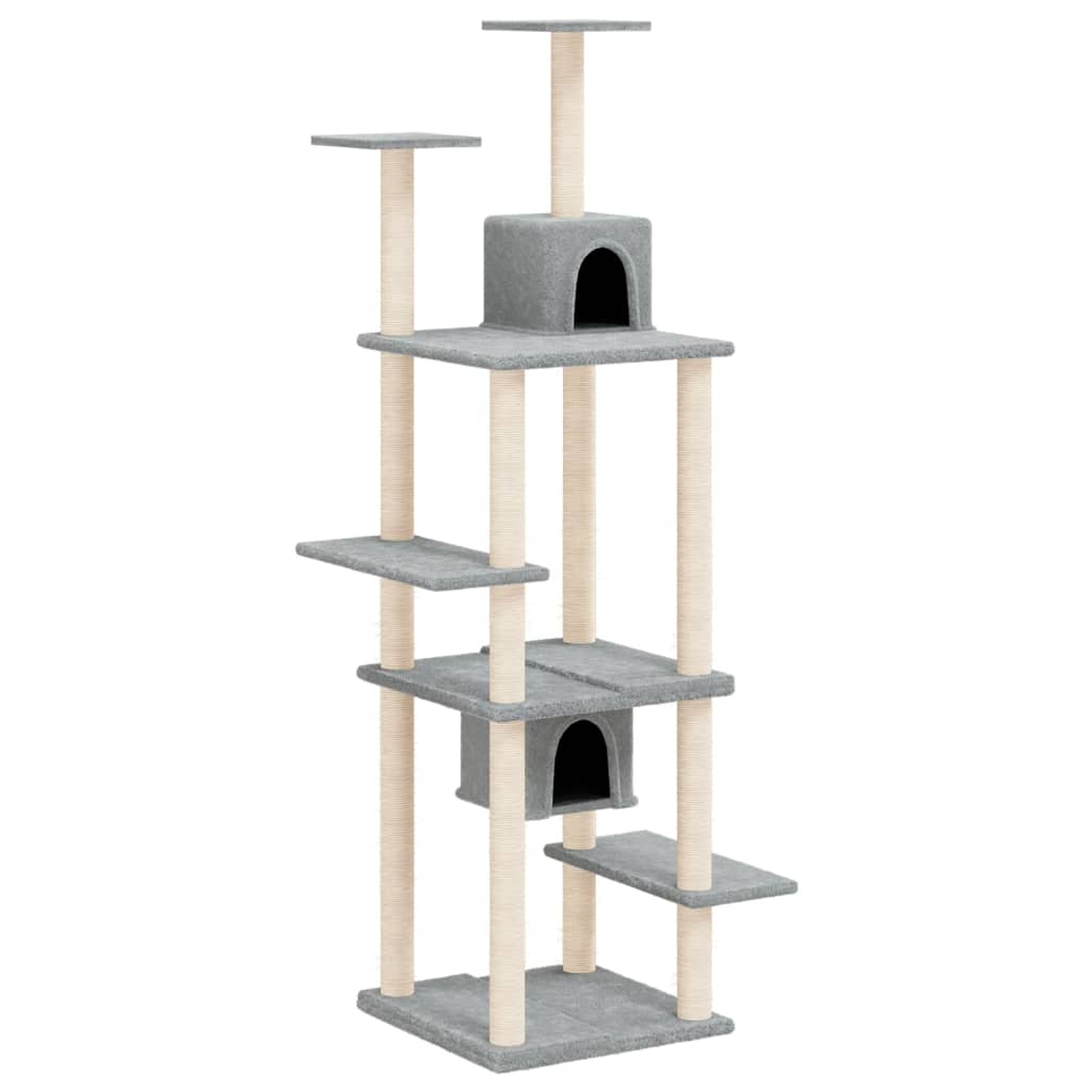 Arbre À Chat Avec Griffoirs En Sisal 176 Cm