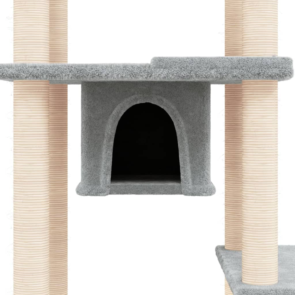 Arbre À Chat Avec Griffoirs En Sisal 176 Cm