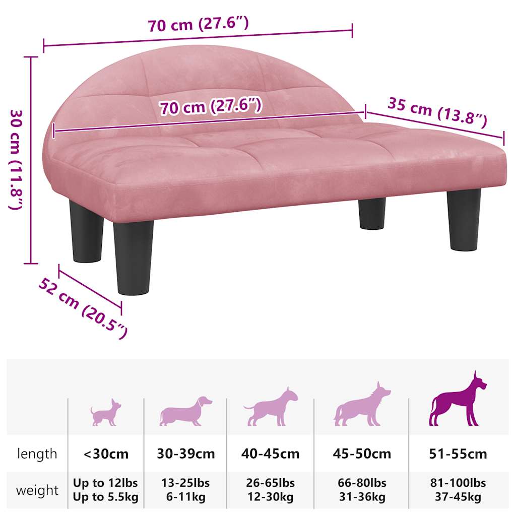 Lit Pour Chien 70X52X30 Cm