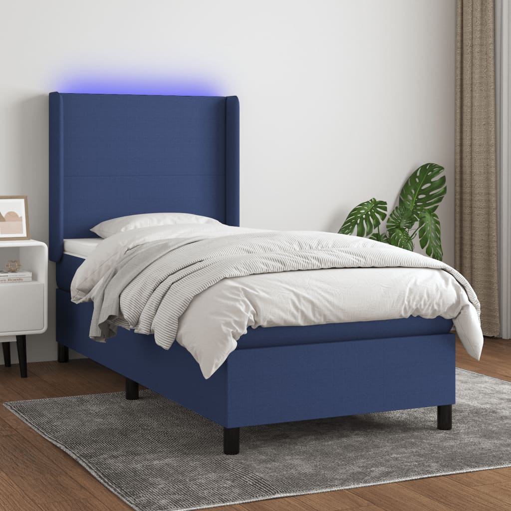 Sommier À Lattes De Lit Matelas Led Tissu