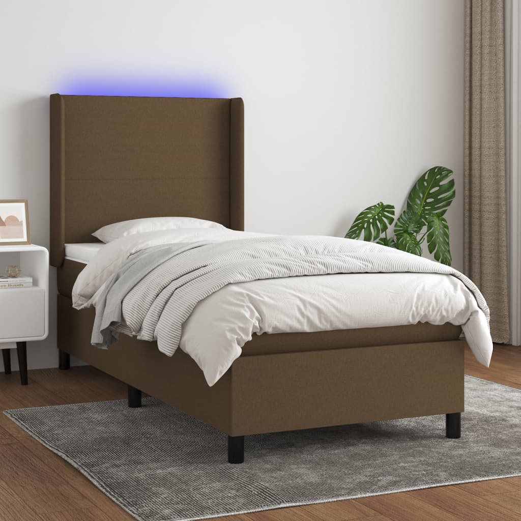 Sommier À Lattes De Lit Matelas Led Tissu