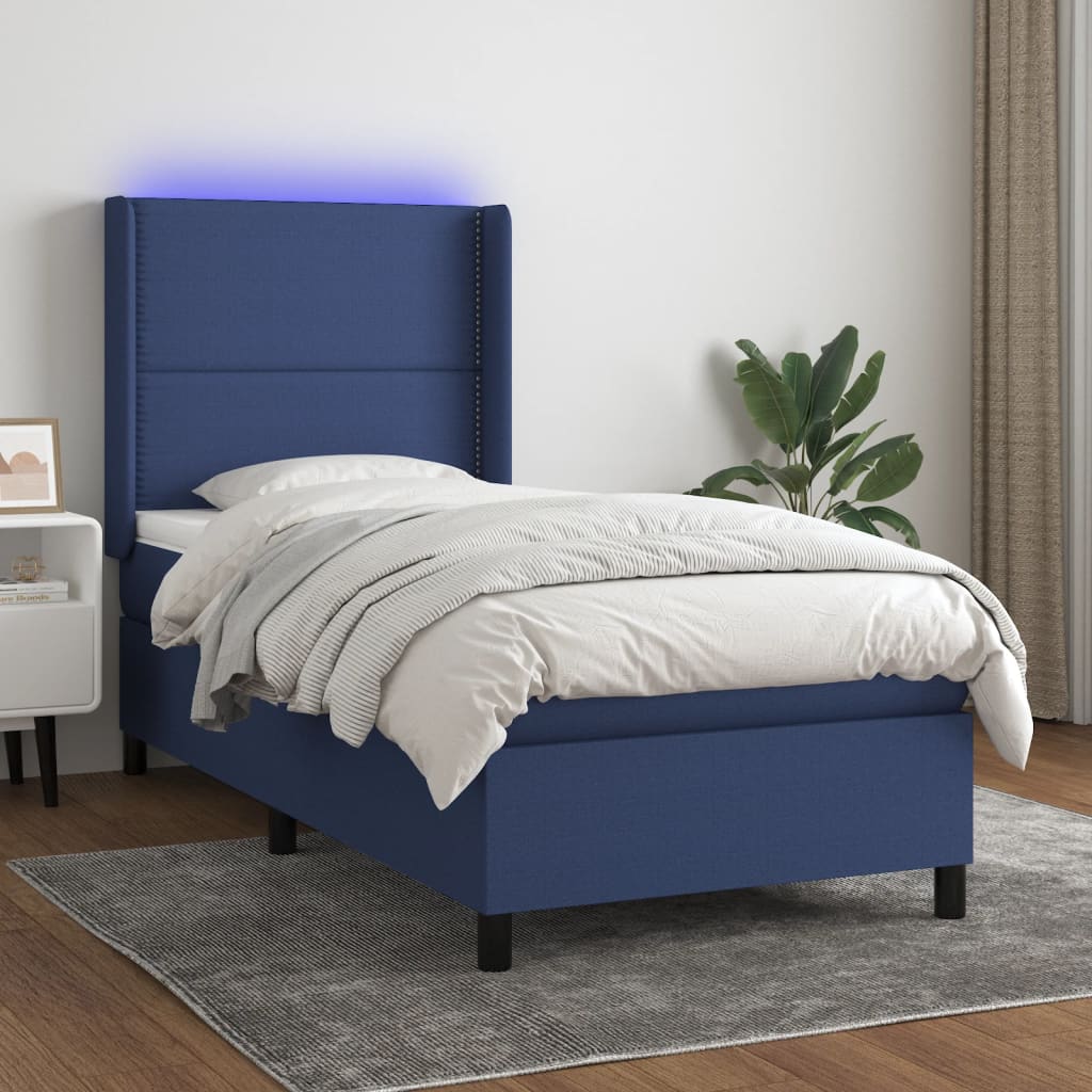 Sommier À Lattes De Lit Matelas Led Tissu