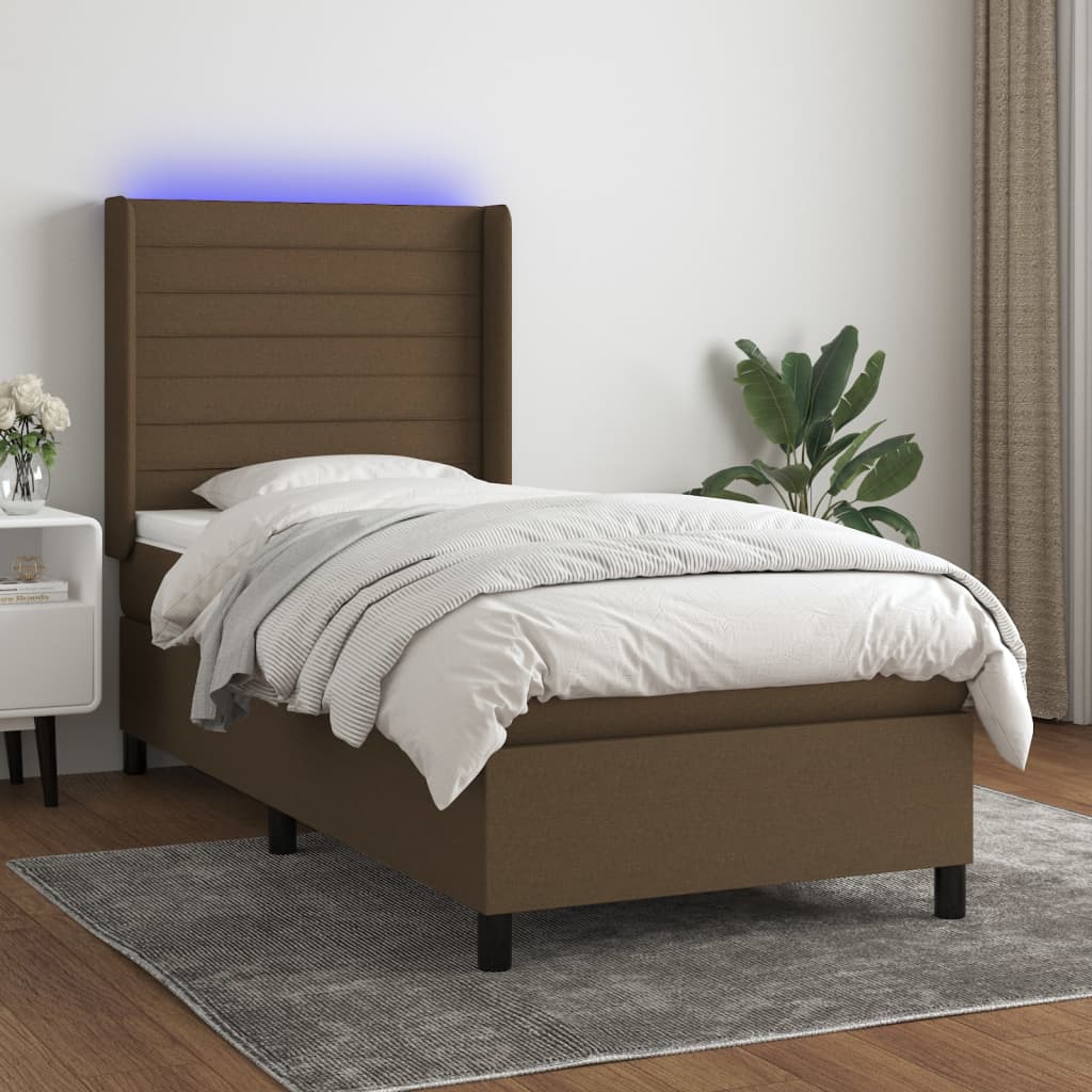 Sommier À Lattes De Lit Matelas Led Tissu