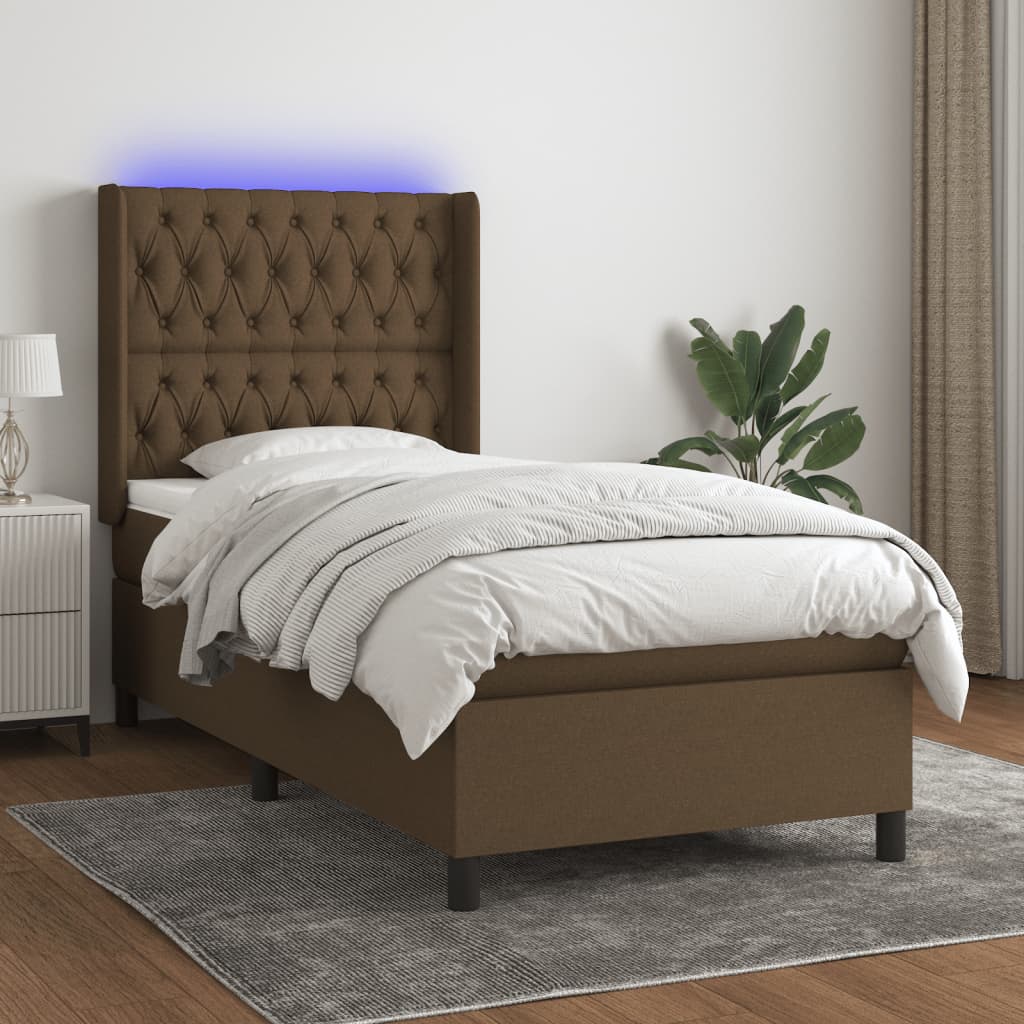 Sommier À Lattes De Lit Matelas Led Tissu