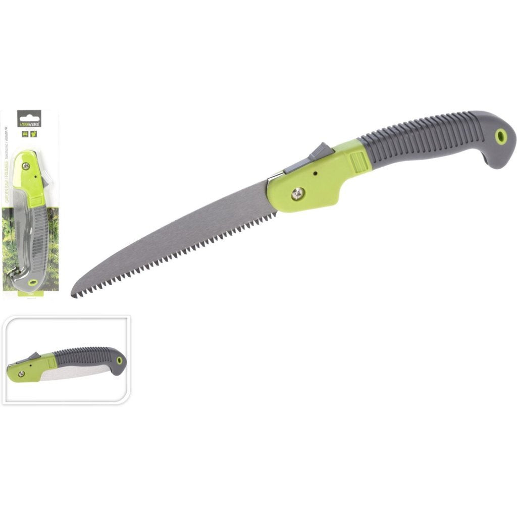 Pro Garden Takkenzaag Opvouwbaar 18 Cm Groen/Grijs