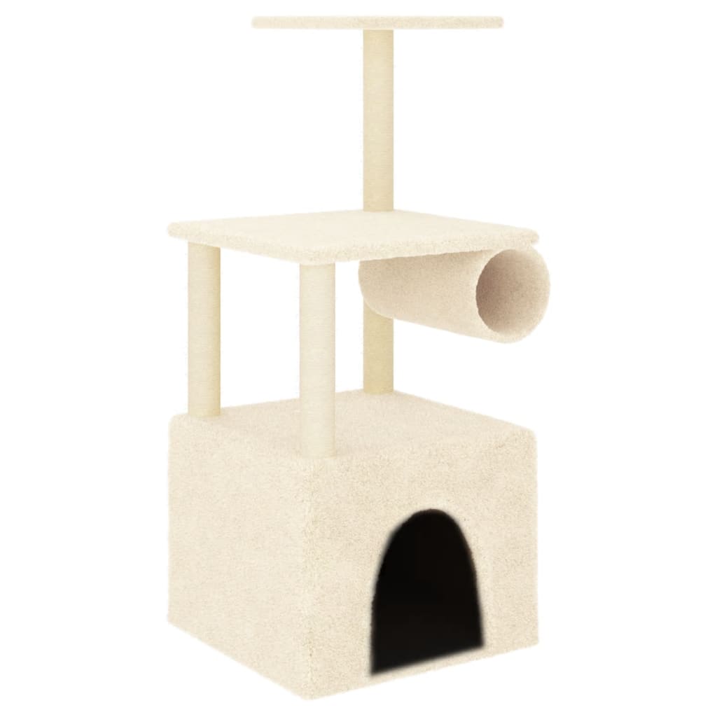 Arbre À Chat Avec Griffoirs En Sisal 109,5 Cm