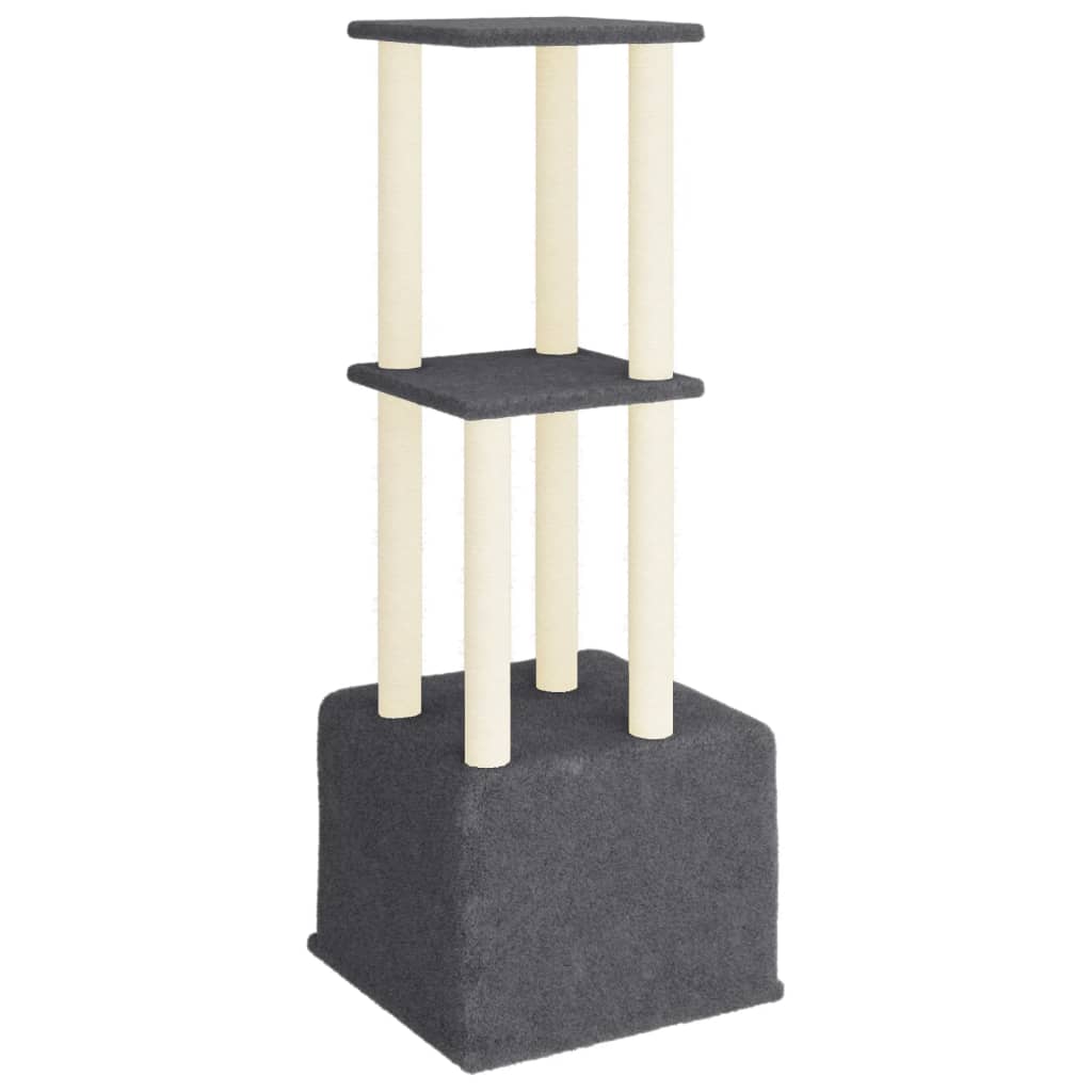 Arbre À Chat Avec Griffoirs En Sisal 133,5 Cm