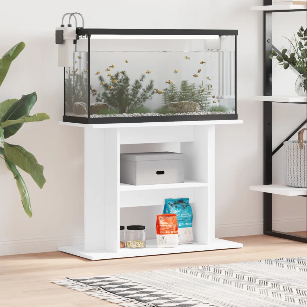 Support D'aquarium Gris Sonoma Bois D'ingénierie
