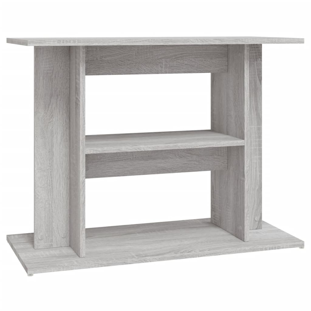 Support D'aquarium Gris Sonoma Bois D'ingénierie