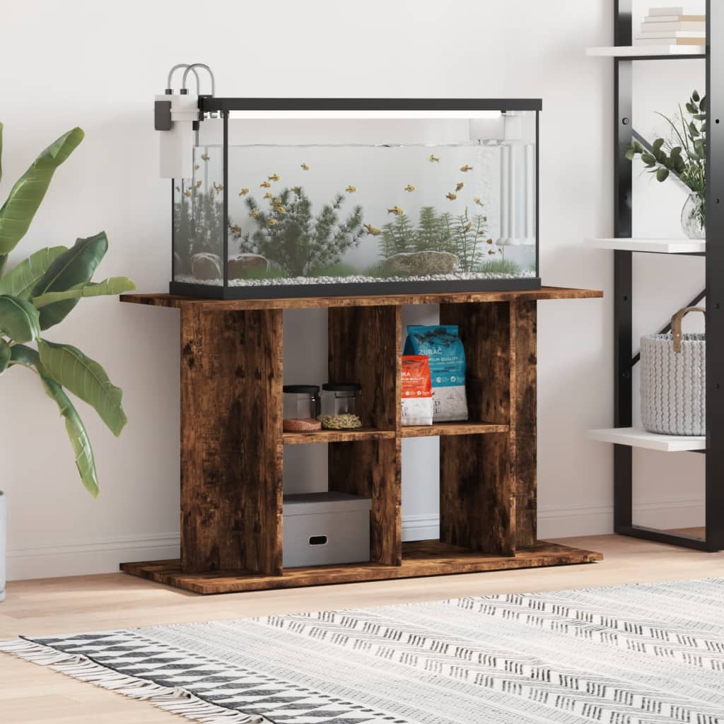 Support D'aquarium Gris Sonoma Bois D'ingénierie