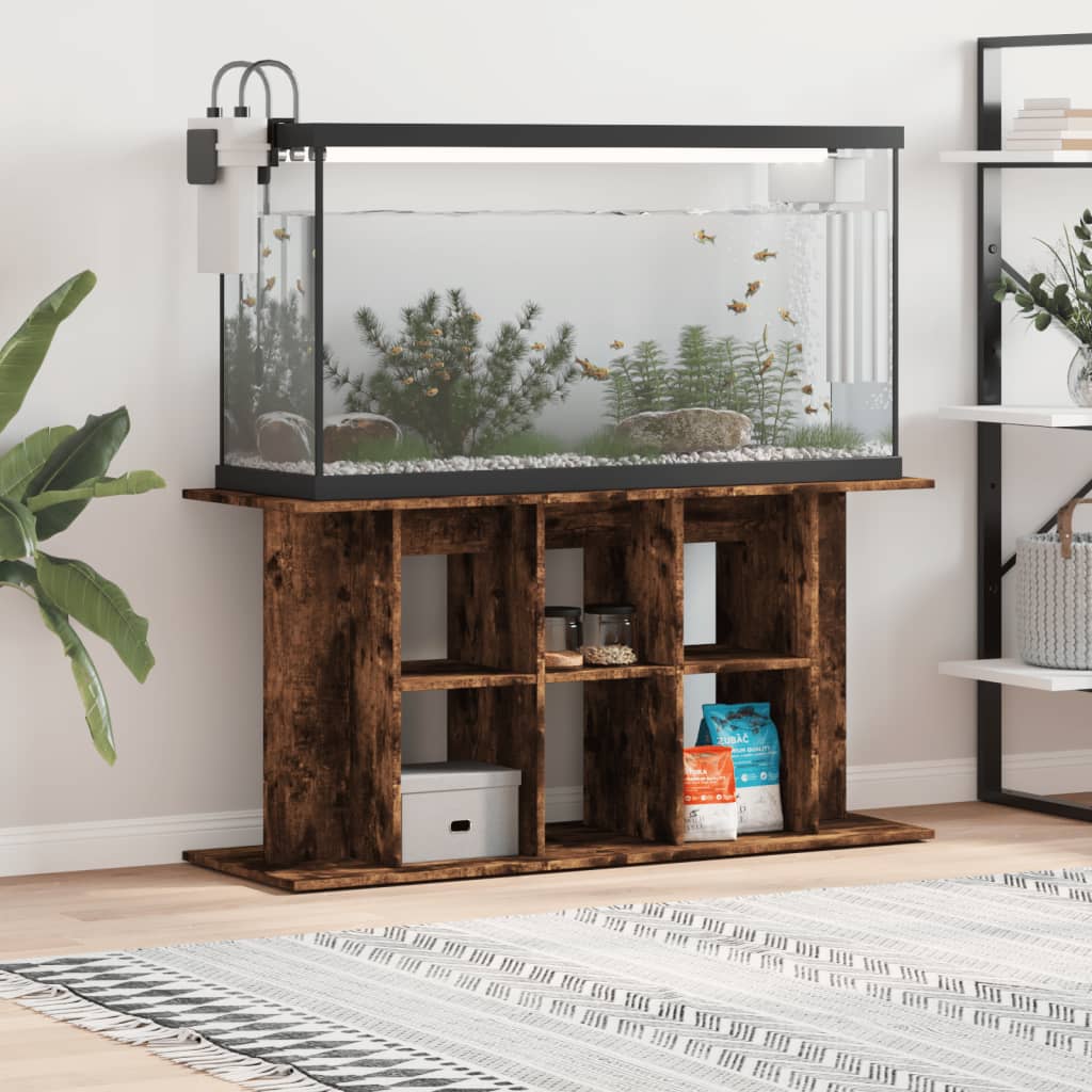 Support D'aquarium Gris Sonoma Bois D'ingénierie