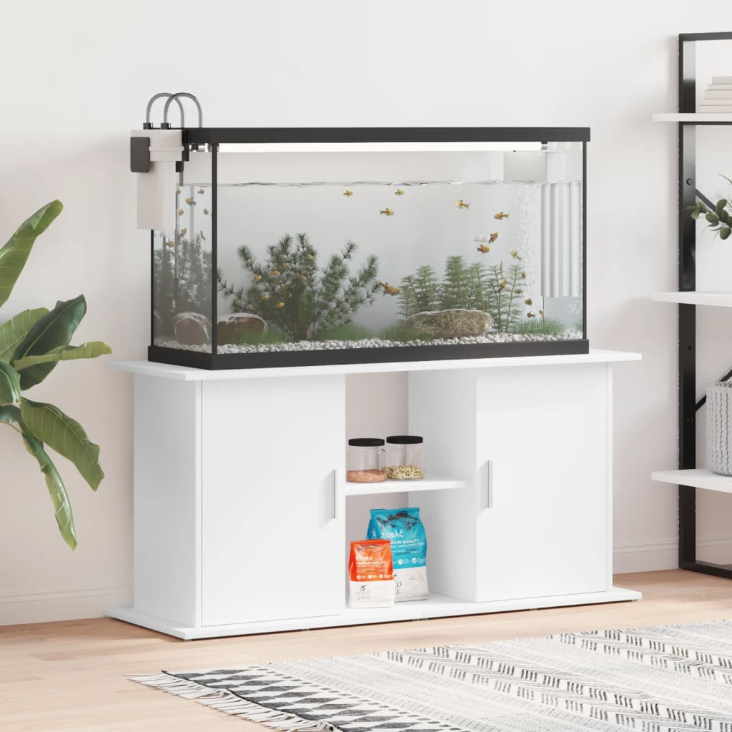 Support D'aquarium En Béton Gris Bois D'ingénierie