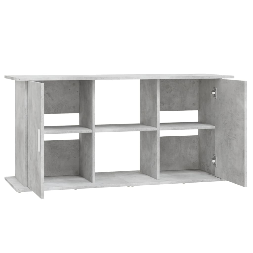 Support D'aquarium En Béton Gris Bois D'ingénierie