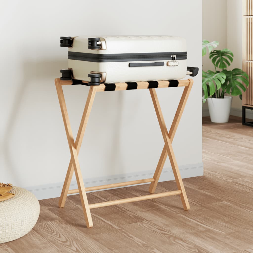 Porte-Bagages 68,5X38X58 Cm Bambou
