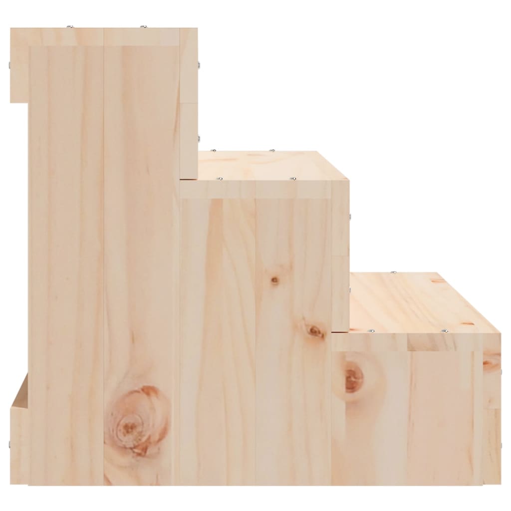 Escalier Pour Animaux De Compagnie 40X37,5X35 Cm Bois De Pin