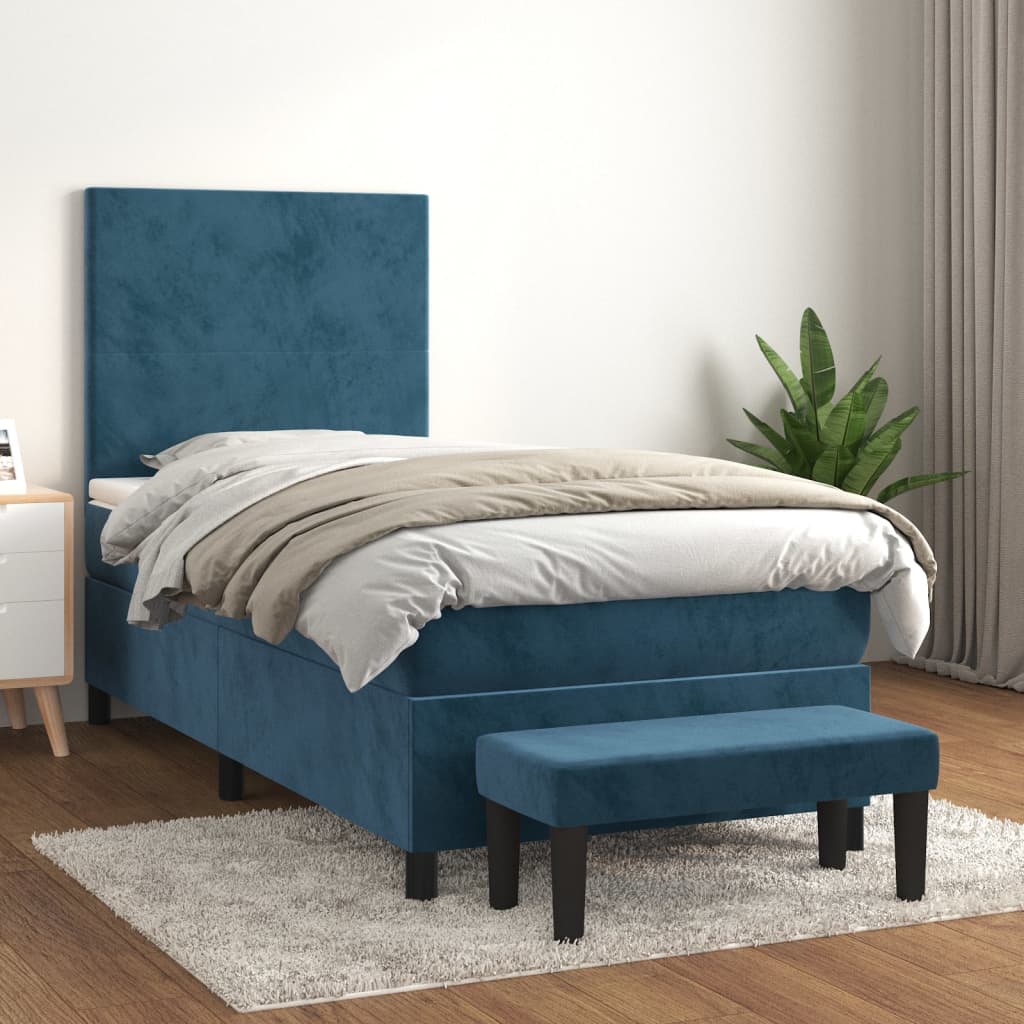 Sommier À Lattes De Lit Avec Matelas Velours