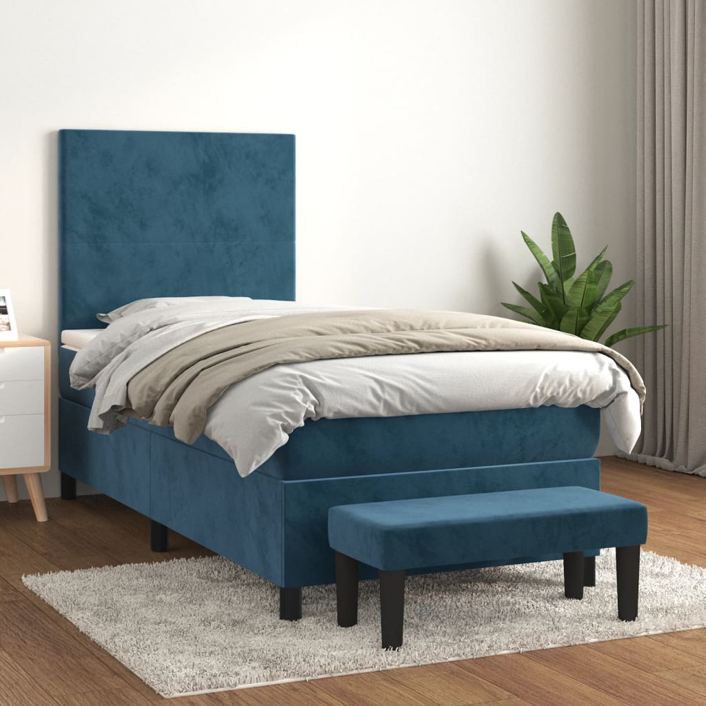 Sommier À Lattes De Lit Avec Matelas Velours