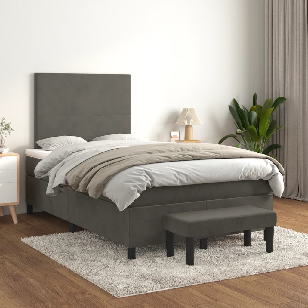 Sommier À Lattes De Lit Avec Matelas Velours