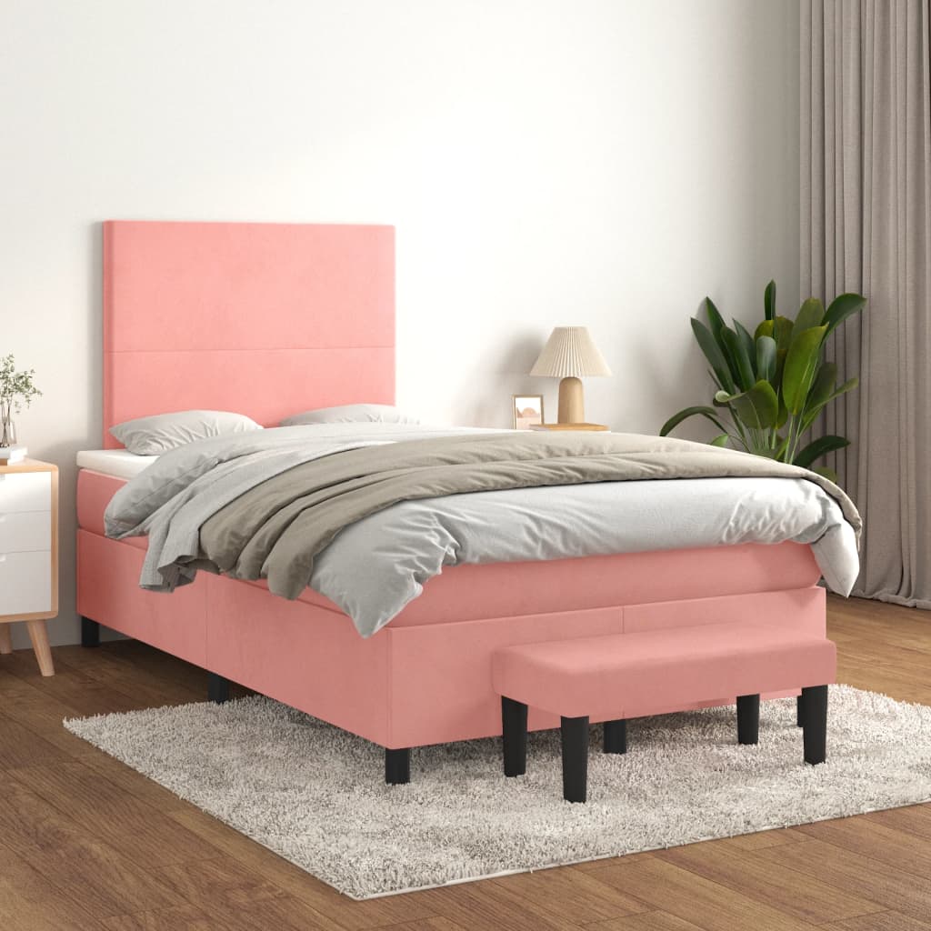Sommier À Lattes De Lit Avec Matelas Velours