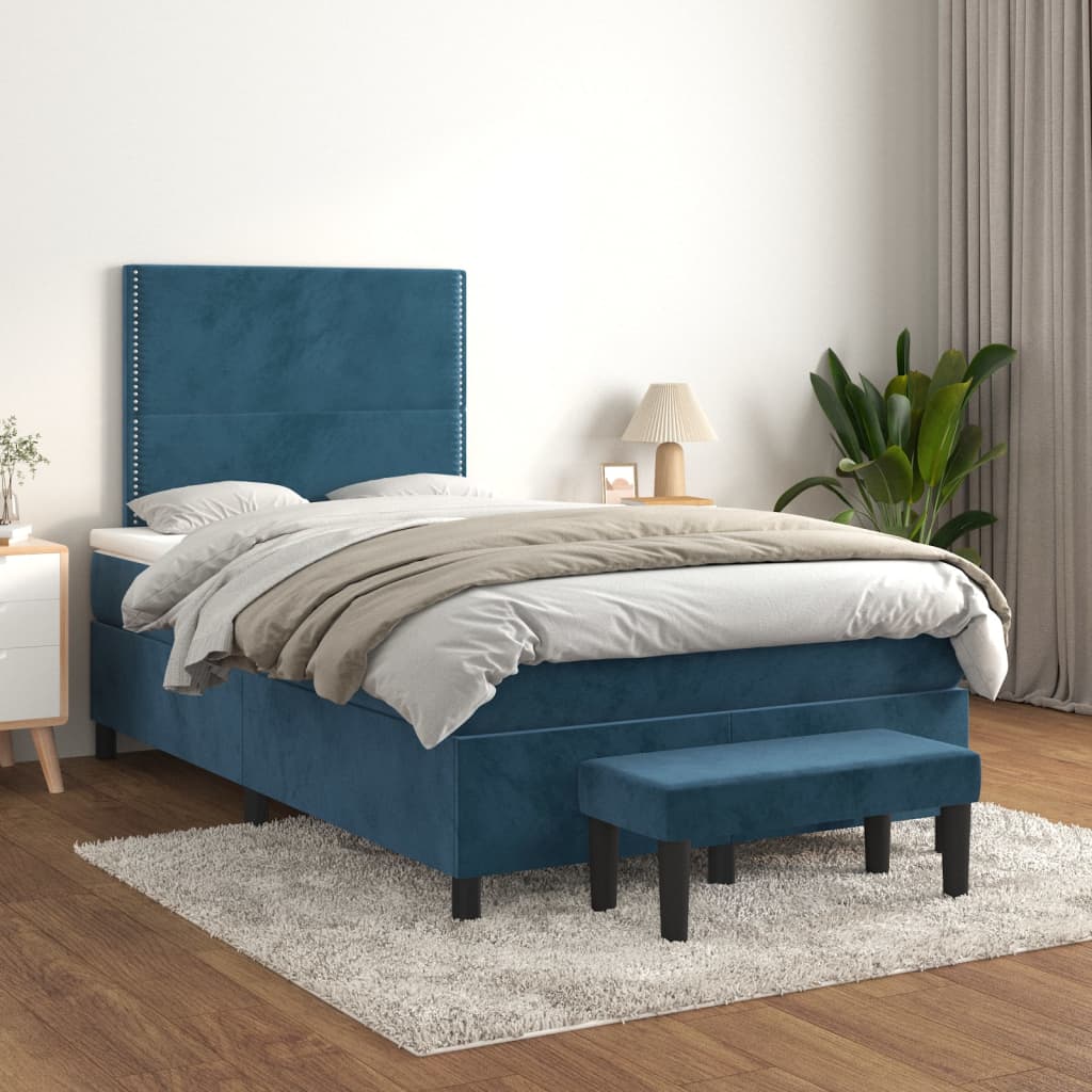 Sommier À Lattes De Lit Avec Matelas Velours