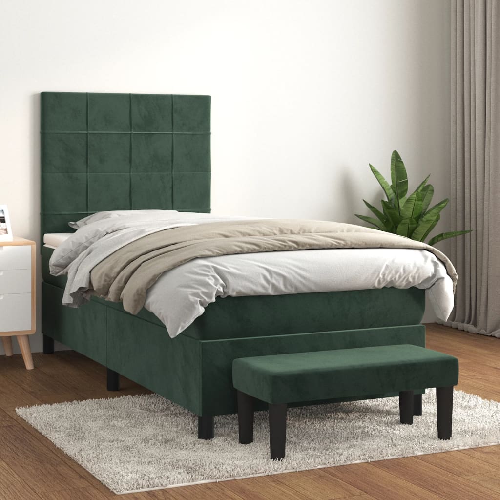 Sommier À Lattes De Lit Avec Matelas Velours
