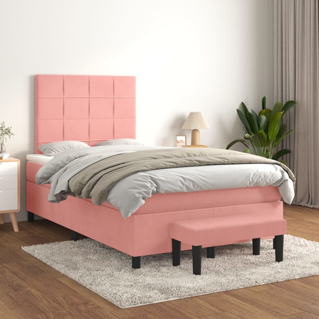 Sommier À Lattes De Lit Avec Matelas Velours