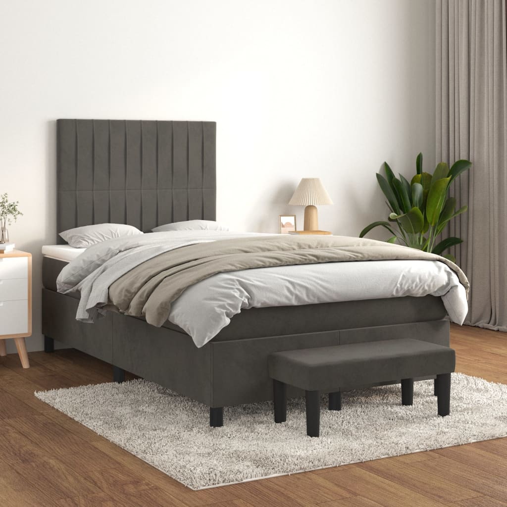 Sommier À Lattes De Lit Avec Matelas Velours